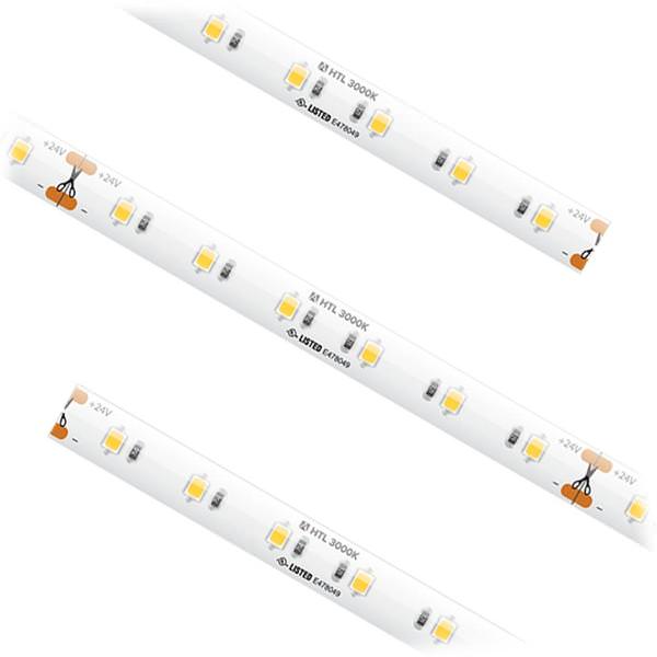 16.4' 2.19 watt (per foot) 24 volt 2700K LED Tape Light